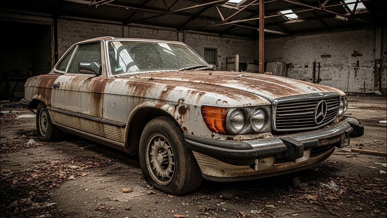 ASMR Car Restoration |1988 Mercedes 560SL Full Restoration