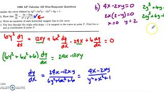 Unit 2 Review 1998 AB Calc #6