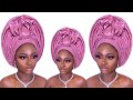 HOW TO TIE TRENDING CENTER KNOT GELE STYLE