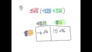 Multiplying Radicals Part 2