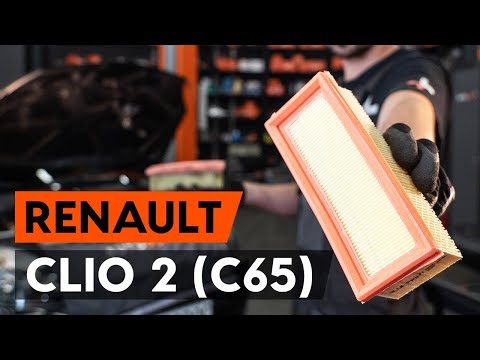 Как заменить воздушный фильтр двигателя на RENAULT CLIO 2 (C65) [ВИДЕОУРОК AUTODOC]