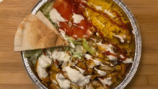 Halal Guys Chicken Over Rice Recipe |NYC street food | Halal Cart style chicken and rice| Halal guys