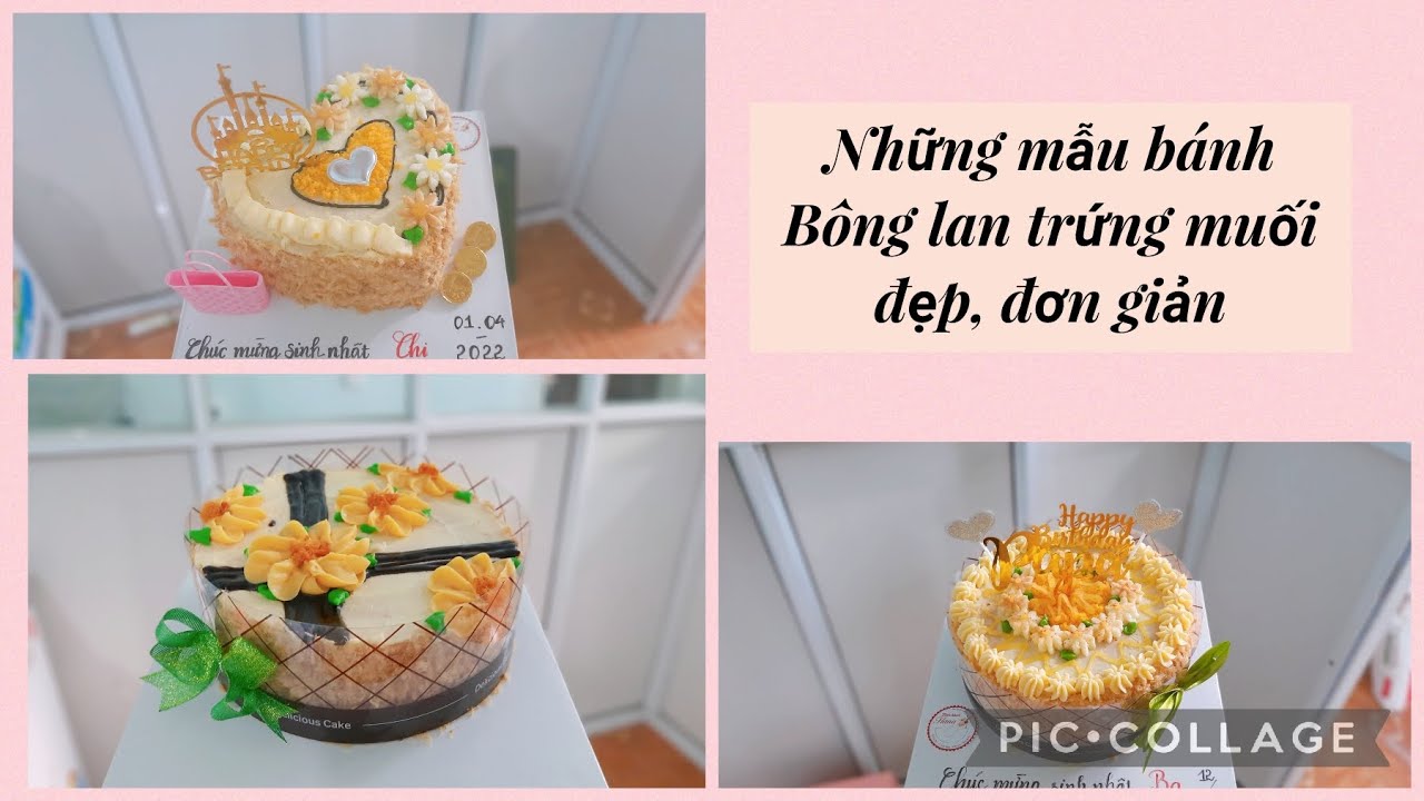 Những mẫu bánh bông lan trứng muối đẹp - youtube