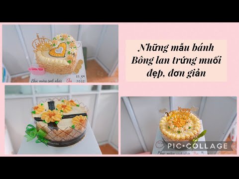 Video Những mẫu bánh bông lan trứng muối đẹp - youtube