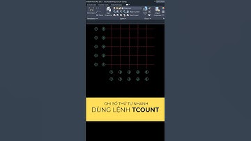 Đánh số thứ tự nhanh trong CAD (quick numbering in Autocad) #shorts