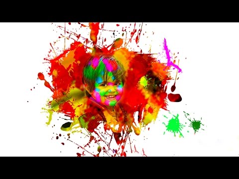 Color splatter effect in Photoshop [Holi Special]