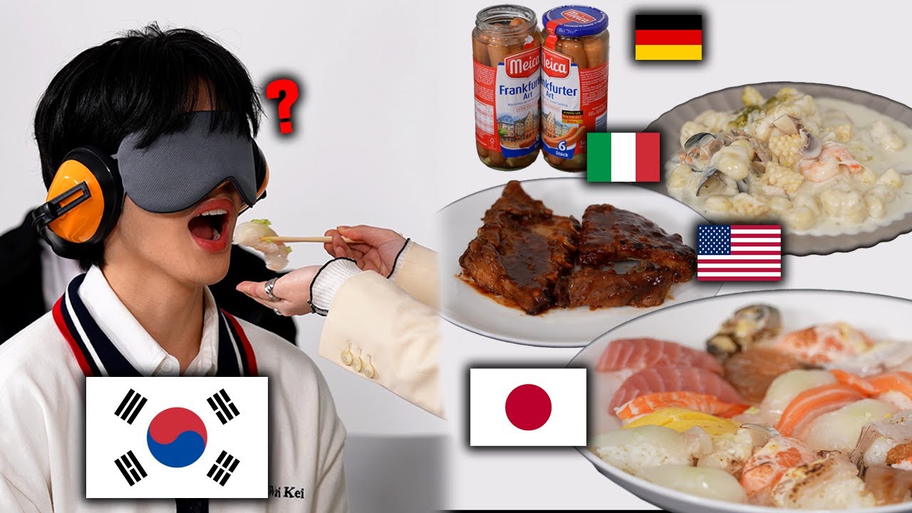 Guess The Food l BLIND TASTE TEST l Germany, The US, Italy, Japan l FT. EPEX