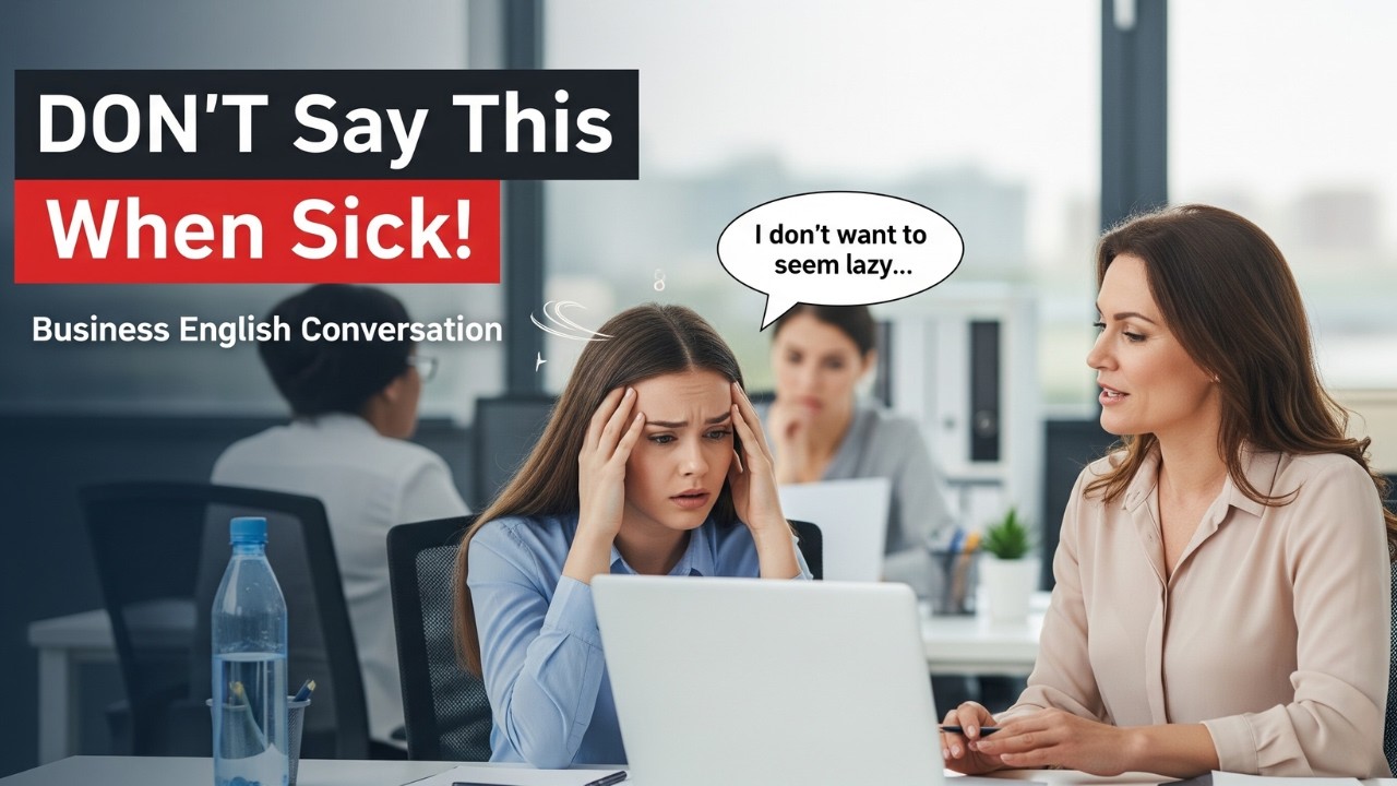 What Should You Say When You’re Sick at Work?