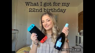 What I Got For My 22nd Birthday