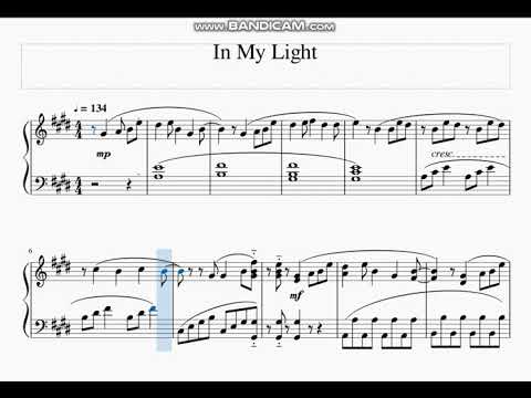 ミュージカル 刀剣乱舞   阿津賀志山異聞2018 巴里 より「In My Light」サビ　ピアノアレンジ
