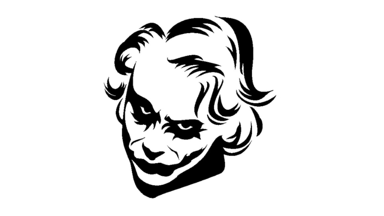 The Joker | Heath Ledger | Pop Art | MS Paint - YouTube