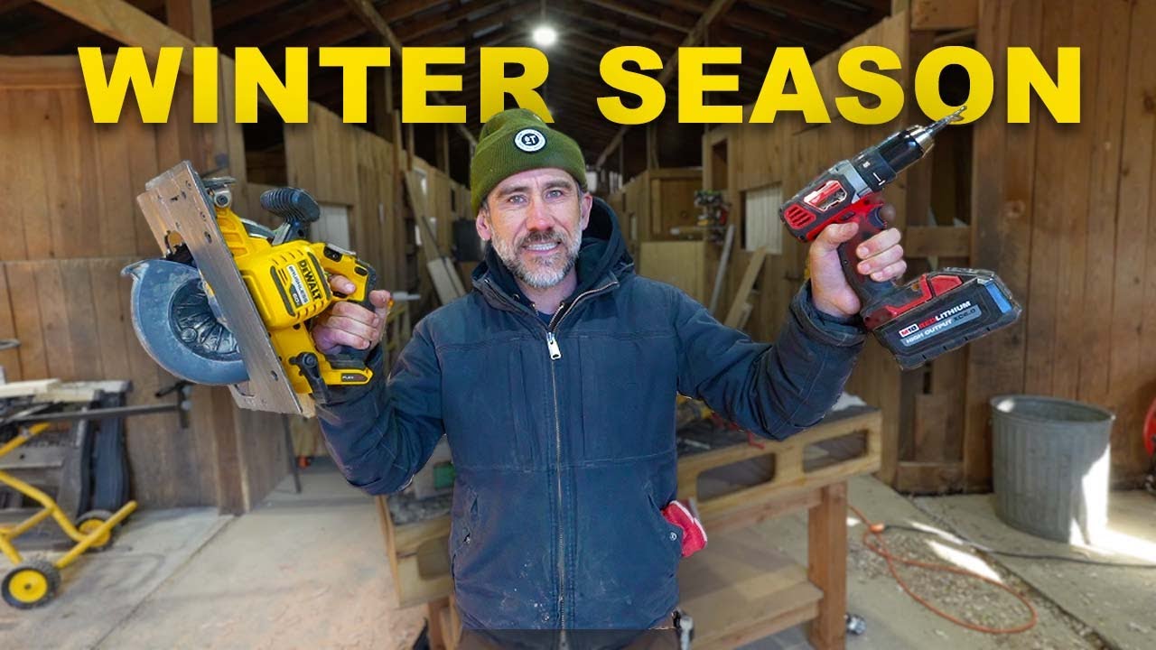 Seasonal Work Building My Workshop - YouTube