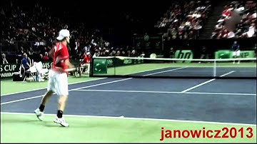 Jo Wilfried Tsonga | Best one-handed backhand | HD