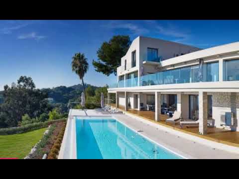 Vidéo: Massive Contemporary 6 Bedroom Estate à Cannes: Villa Chamade