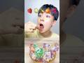 ミックスゼリー🍓🍈🍍🍊🍇 これやっと見つけた🥲✨ #寒天ゼリー #jelly #ASMR #mukbang #먹방 #食べ比べ #PIRO