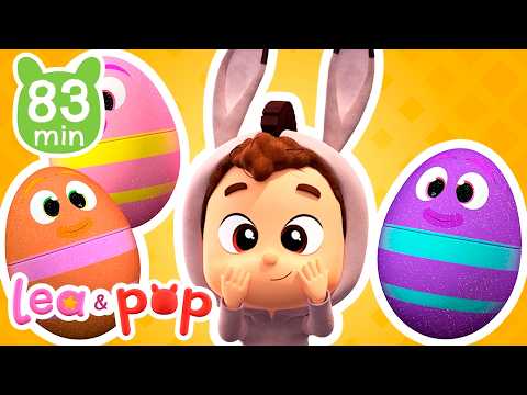 Animais de estimação e ovos surpresa do Pop 🥚 Vídeos educativos para crianças em português