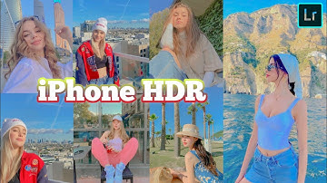 iPhone 13 Pro Max Camera Inspired Lightroom Presets| iPhone HDR Presets Lightroom