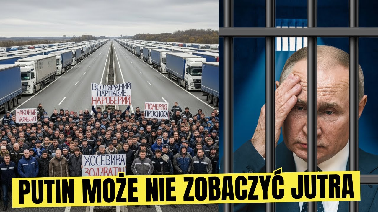 Putin może nie doczekać jutra: Moskwa na skraju chaosu, 100 tys. ciężarówek głodzi ludzi