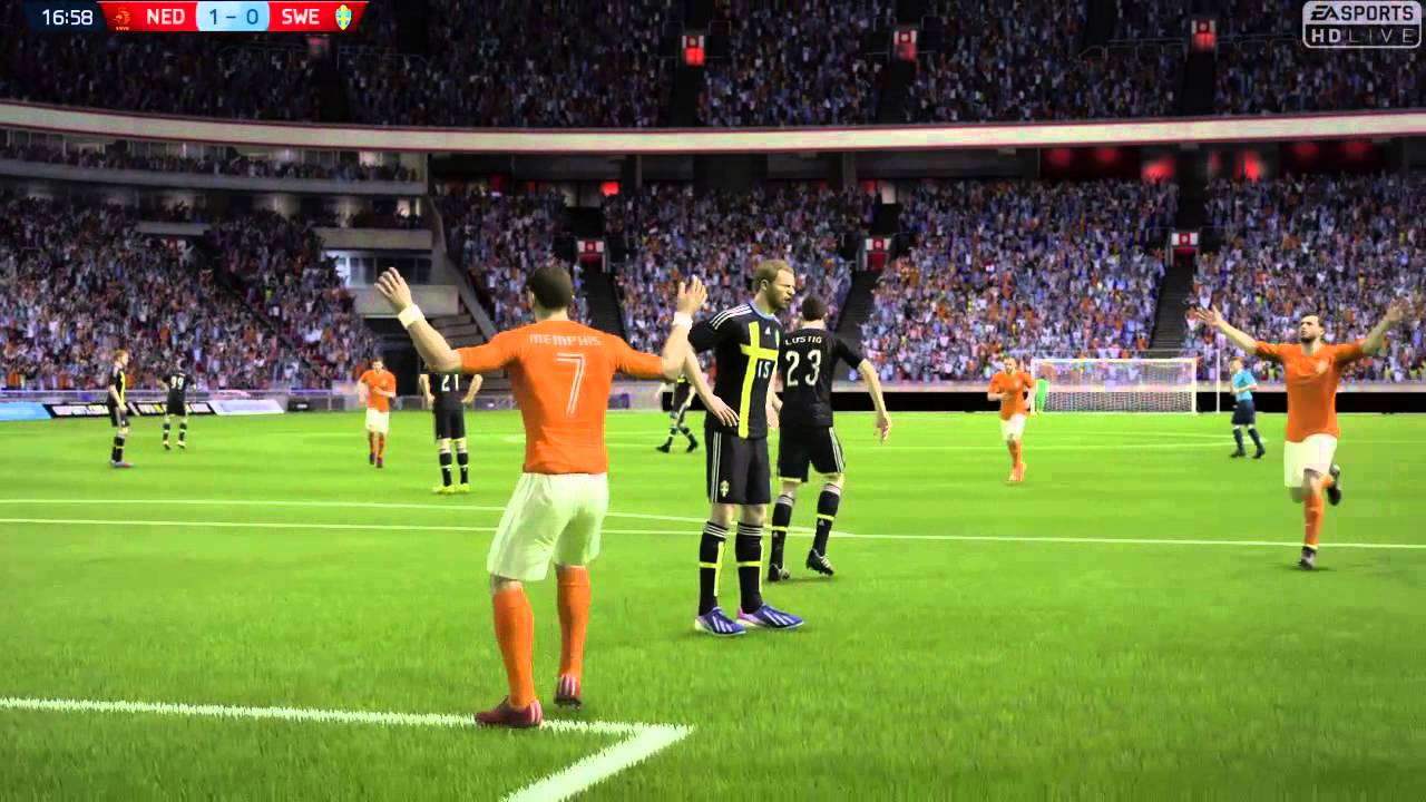FIFA 15 Career Mode - Memphis Depay Volley