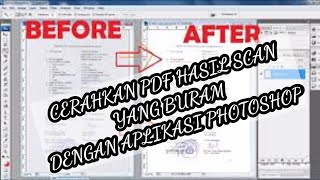MENCERAHKAN FILE PDF HASIL SCAN YANG BURAM#mungtutorial #youtube screenshot 4
