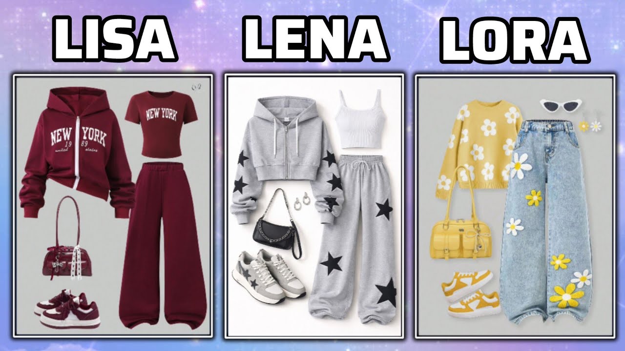 Lisa, Lena 🆚 Lora 🤩😚😜😱🎀✨ Challenge 😘😍💖 