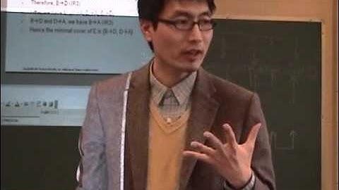 Ch15 (Part 3): Functional dependencies, and normalization.