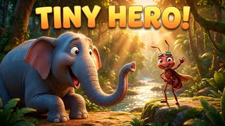 The Elephant and the Ant | A Heartwarming Story About Kindness & Respect 🐘🐜