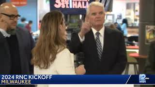 Live: Host Committee, local elected officials and Republican leadership gather to celebrate the k…
