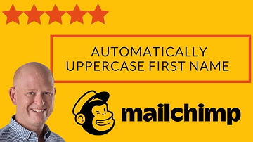 #Mailchimp: Automatically Correct Lowercase First Name ☝️