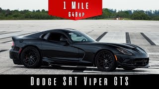 2013 Dodge SRT Viper GTS (Standing Mile Review)