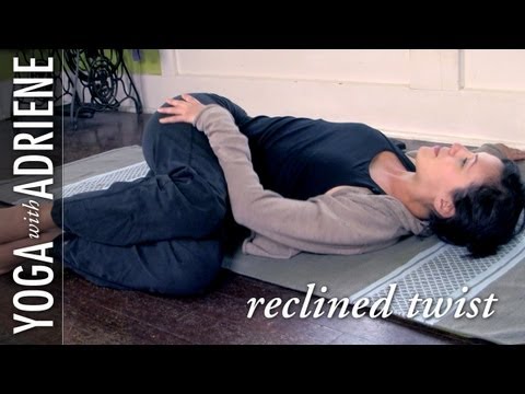 Reclined Twist Yoga Pose - Yoga With Adriene