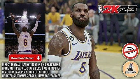 2K23 Updated Roster Android Offline | No F1VM | HD Graphics | Gameplay | Lakers vs Bulls 2K23