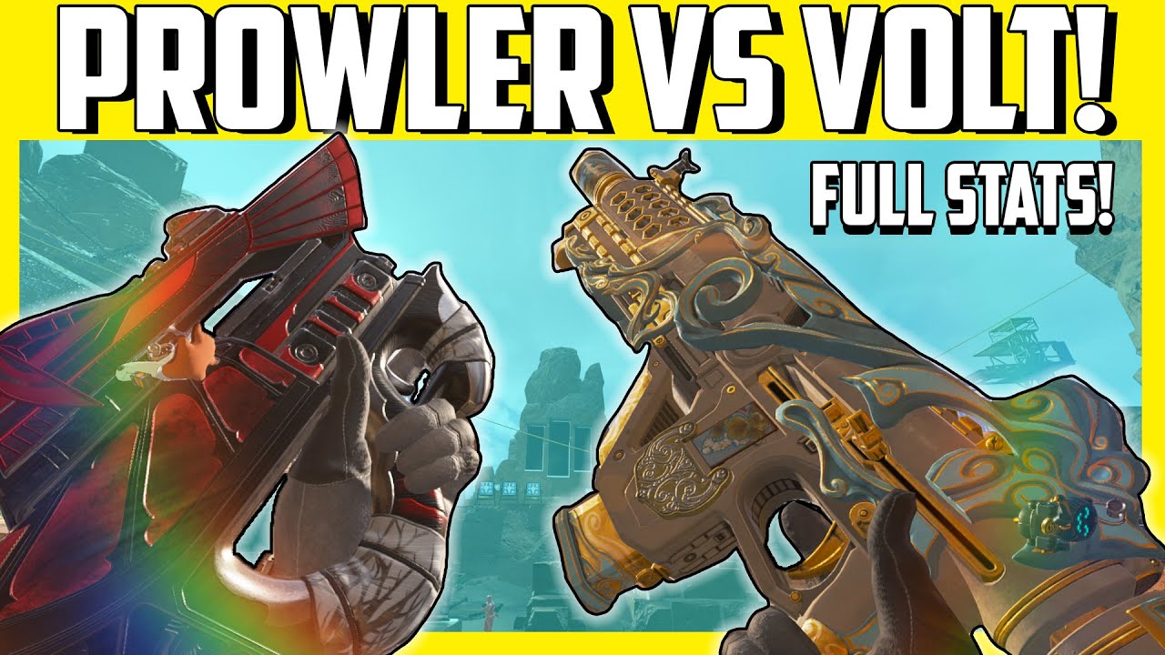 Prowler Vs Volt Full Dps Stats Comparison Which Smg Is Better In Season 6 Apex Legends Youtube