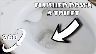 360 Video | Flushed Down A Toilet Version 7 | VR 4K