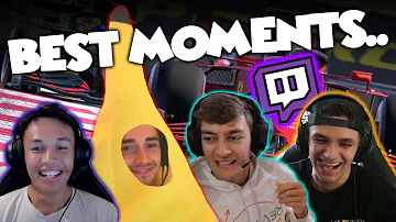 Best Moments on TWITCH of  F1 Driver - Quarantine Day 🤩