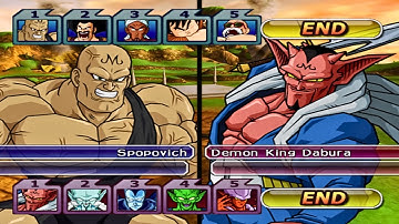 Humans VS Team Hell (COM VS COM) - Dragon Ball Z Budokai Tenkaichi 3 Gamplay 4K 60PFS