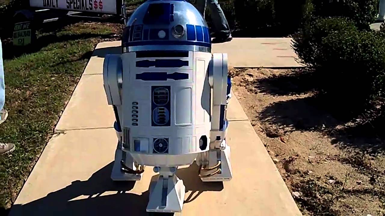 Who Built R2 D2 Fan Built R2D2 Clermont, FL - YouTube