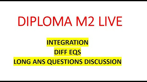 INTEGRATION TRIGONOMETRIC FUNCTIONS PART 2 || DIPLOMA M2 EXAM || IMP QUESTIONS DISCUSSIONS