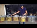 Josue mejia tarolero de banda el recodo timbales lp vintage y presitge