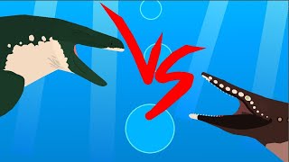 Tylosaurus Vs Mosasaurus