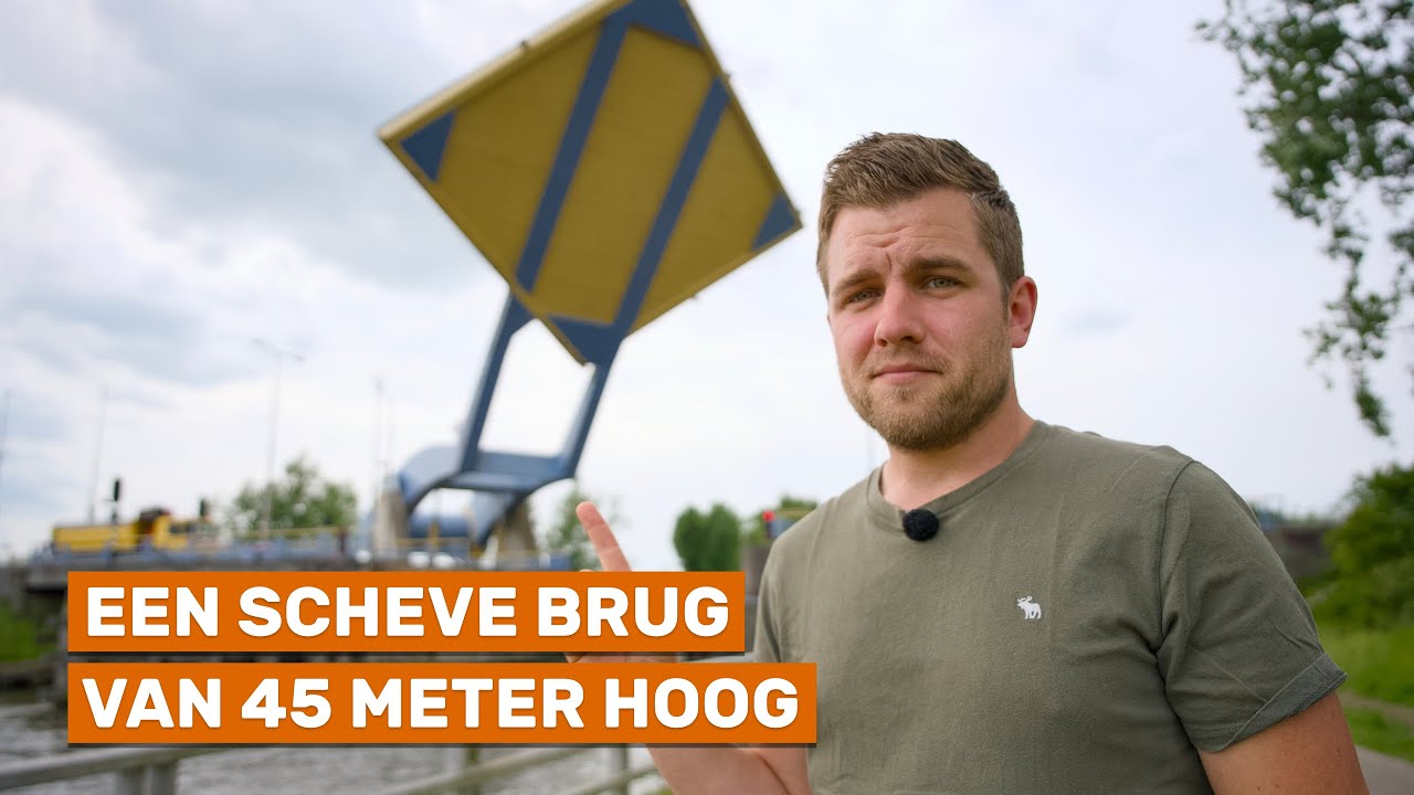De Slauerhoffbrug is de meest wonderbaarlijke bewegende brug van Nederland