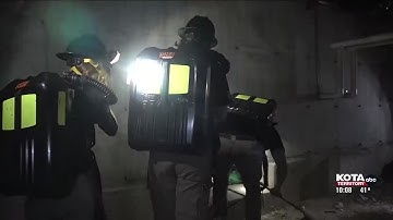 SDSMT Mine Rescue Team practices response to underground disasters