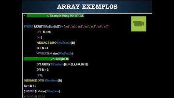 Trabalhando com Arrays em Macro