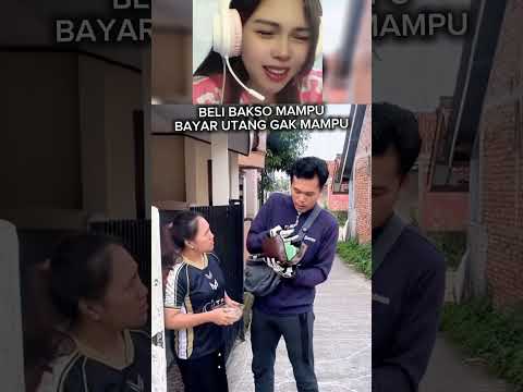 BELI BAKSO MAMPU BAYAR UTANG GAK MAMPU #shorts