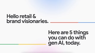 How retail companies can grow using generative AI