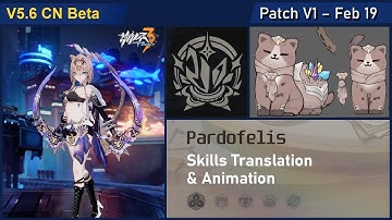5.6 Beta V1 - Pardofelis Skills: Lot of Team TDM Buff