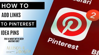 How to Add Links To Idea Pins on Pinterest (March 2023 Update)