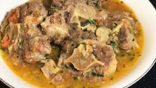 الذ وصفة لعمل العكاوي وطعم خطير وشهي جدا/best oxtail recipe (cow tails)ايمن حسن.