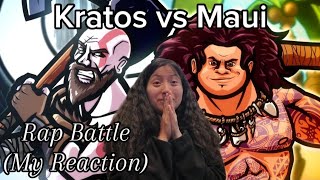 Kratos vs Maui - RAP BATTLE! - ft. Mega Ran & McGuinnsBook (Reaction)