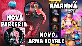 NOVO ROYALE AWM MARIPOSA, EVENTOS DE AMANHÃ, NOVAS SKINS DE PARCERIA E MAIS